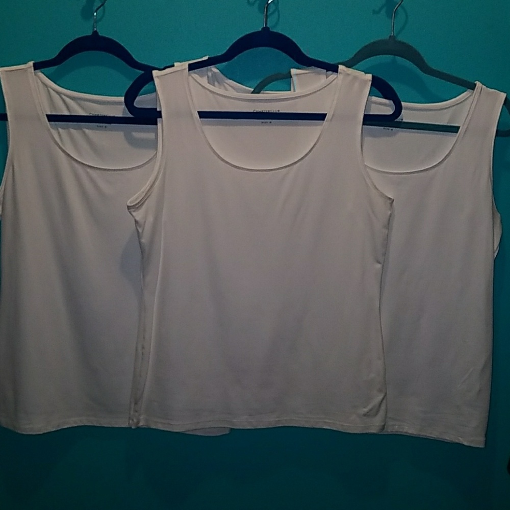 White tank top/ undershirts